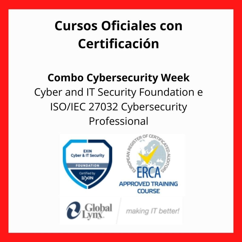 Curso Oficial Combo Cybersecurity Week